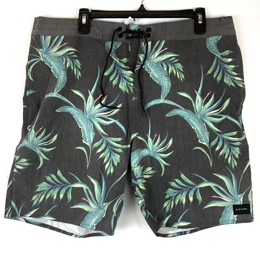 Rip Curl Men’s Spacey Layday Grey Side Pocket Boardshorts, Size 36